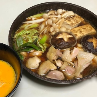 薩摩地鶏のすき焼き